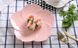 Комплект тарілок "Сакура" у вигляді рожевих квіток