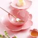 Комплект тарелок "Сакура" в виде розовых цветков